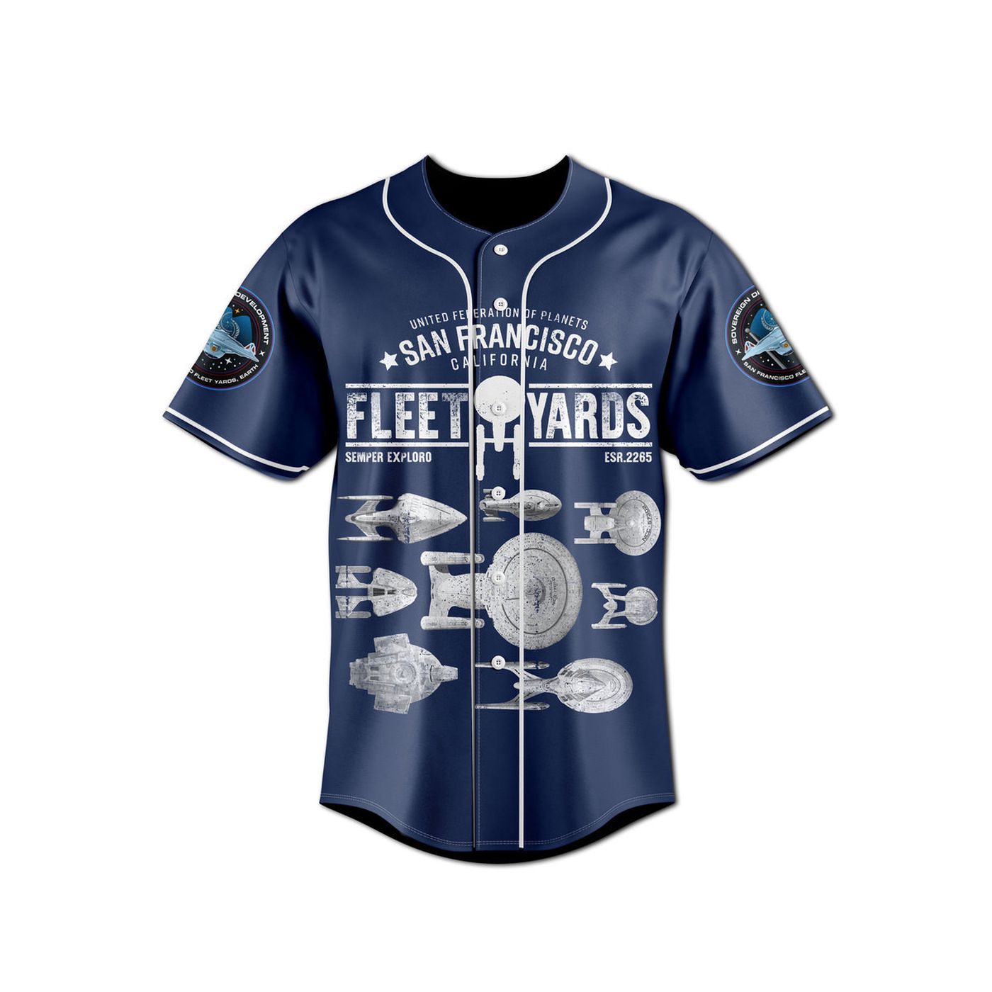 Star Trek Fleet Yeard United Federation Baseball Jersey For Men Women And Kids Gift