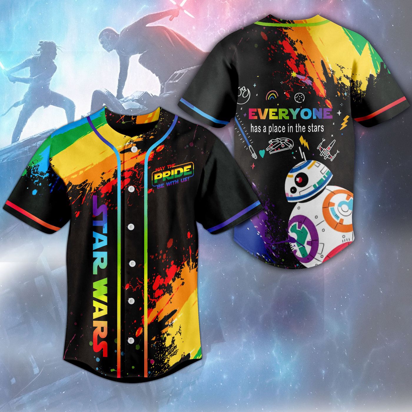 Star War Baseball Jersey For Men Women And Kids Gift