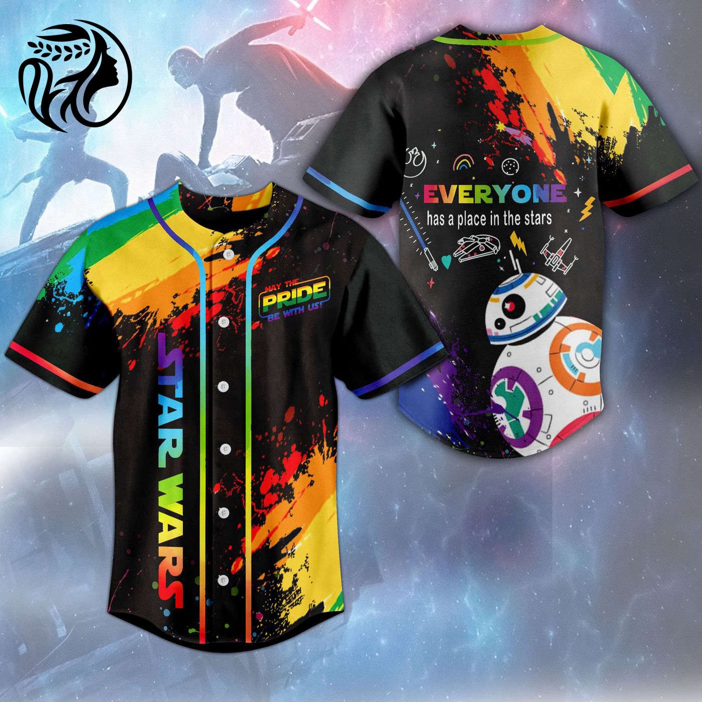Star War Baseball Jersey For Men Women And Kids Gift