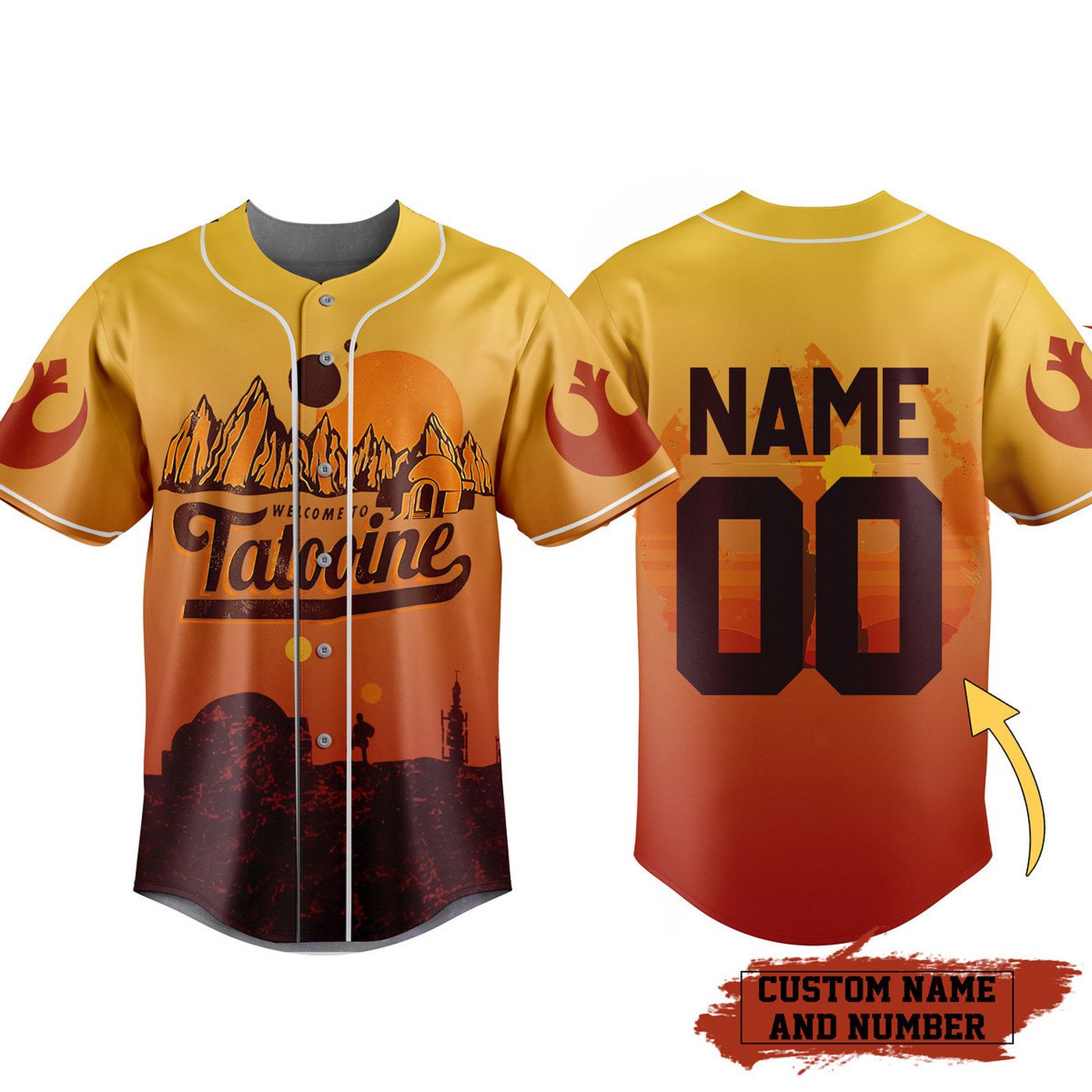 Star War Welcome To Tatooine Baseball Jersey For Men Women And Kids Gift