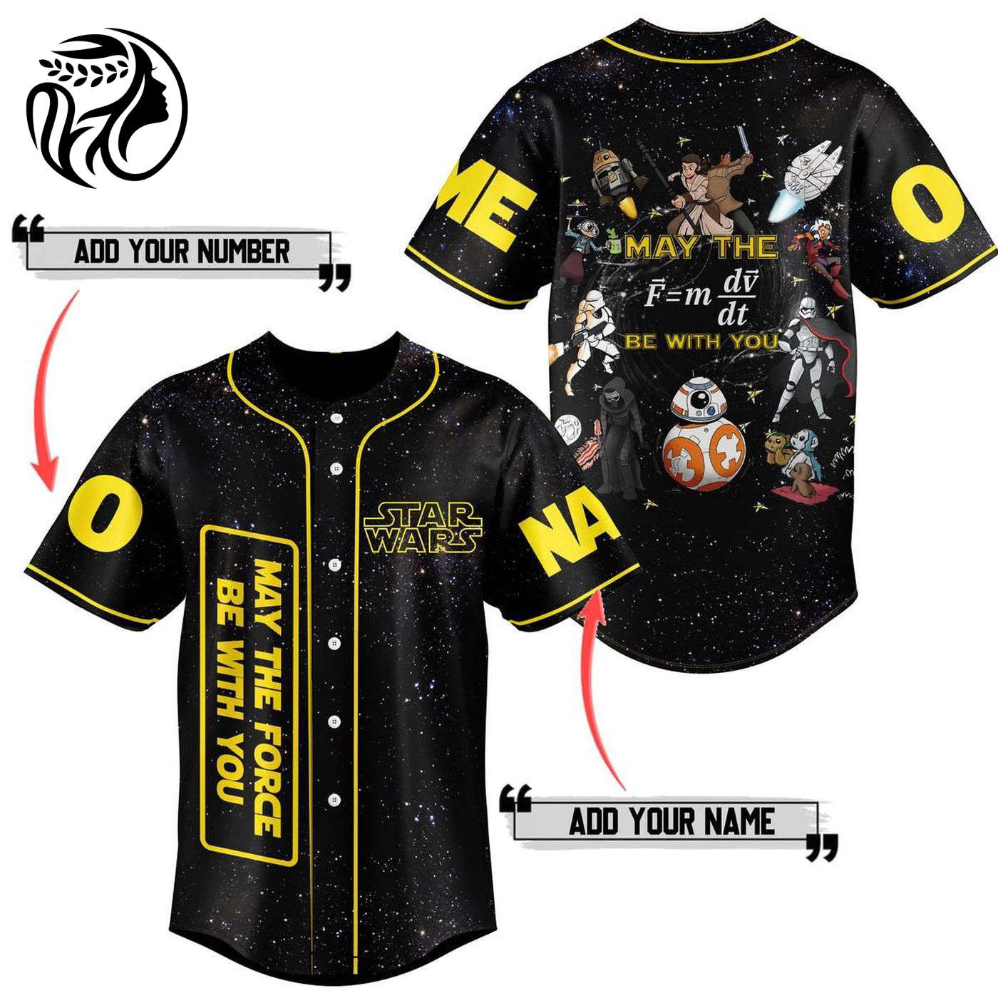 Star Wars Baseball Jersey For Men Women And Kids Gift