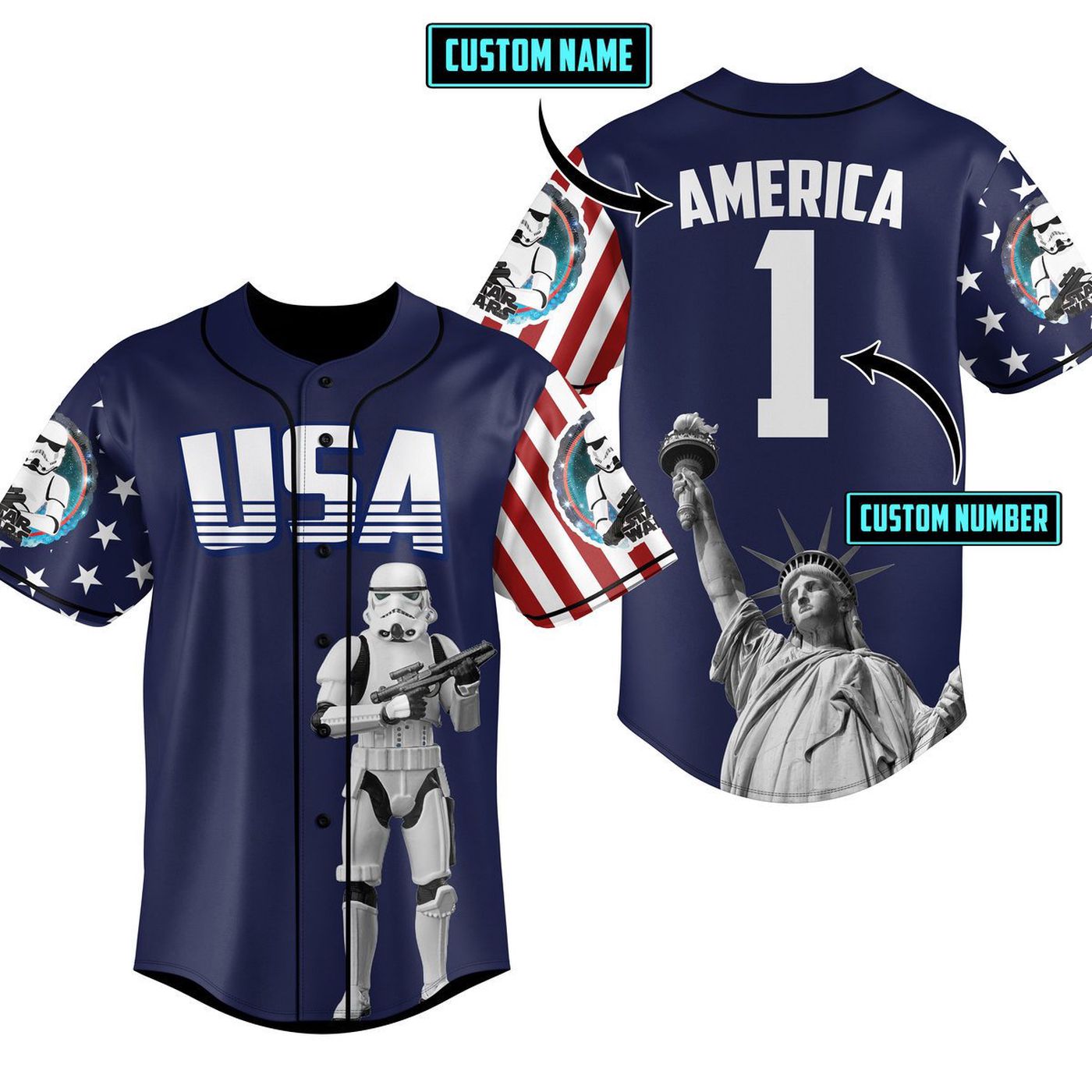 Star Wars Baseball Jersey For Men Women And Kids Gift