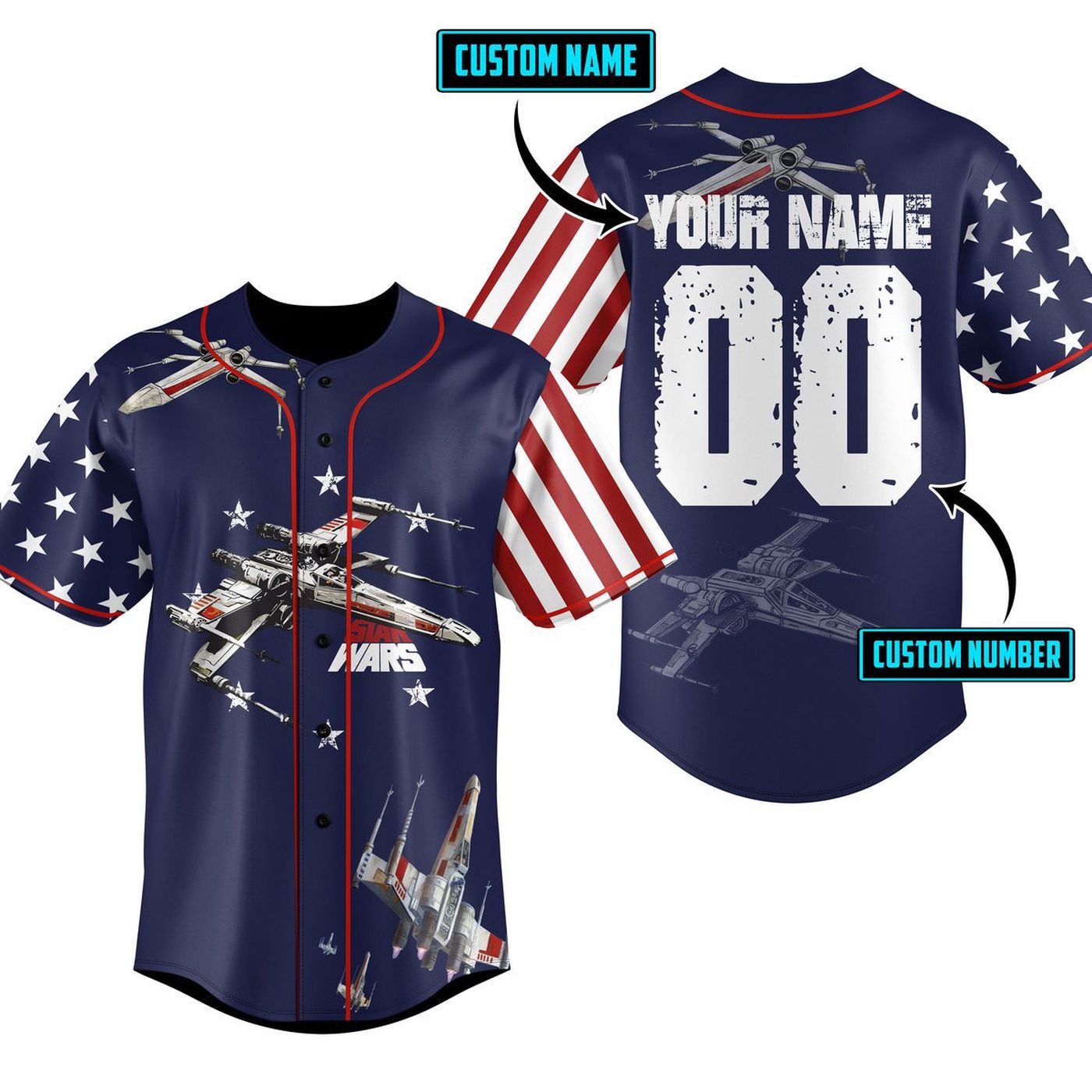 Star Wars Baseball Jersey For Men Women And Kids Gift