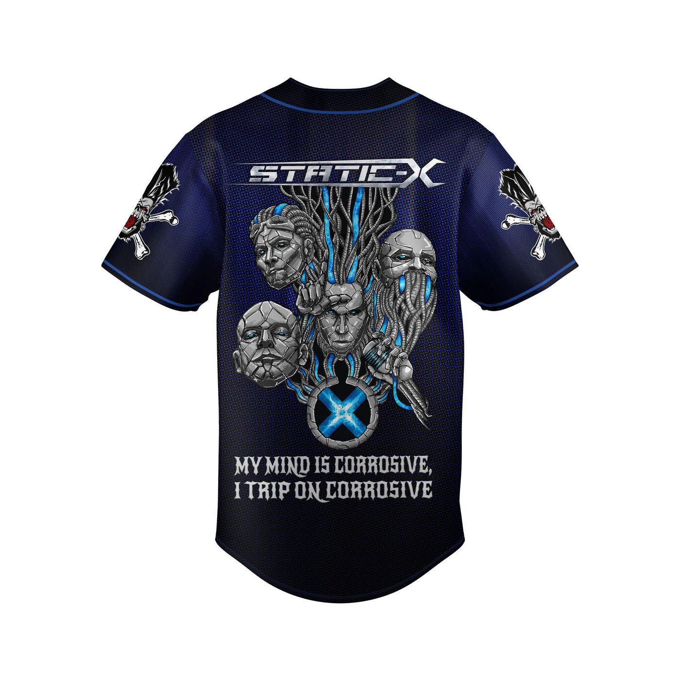 Static-X Baseball Jersey For Men Women And Kids Gift Static-X Baseball Jersey For Men Women And Kids Gift