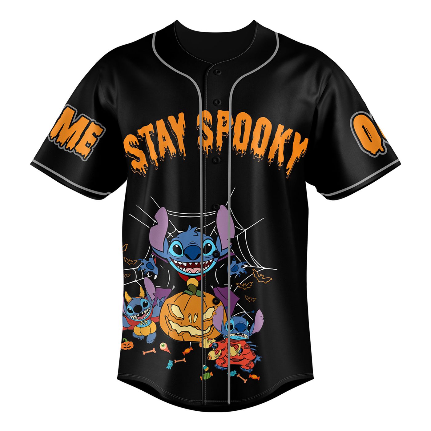 Stay Spooky Stitch Baseball Jersey For Men Women And Kids Gift
