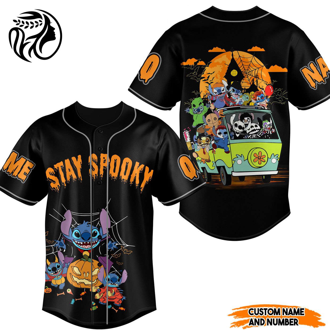 Stay Spooky Stitch Baseball Jersey For Men Women And Kids Gift