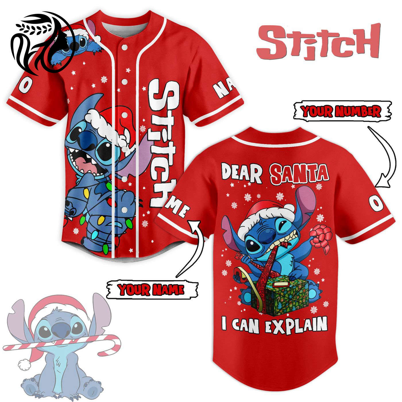 Stitch Baseball Jersey For Men Women And Kids Gift