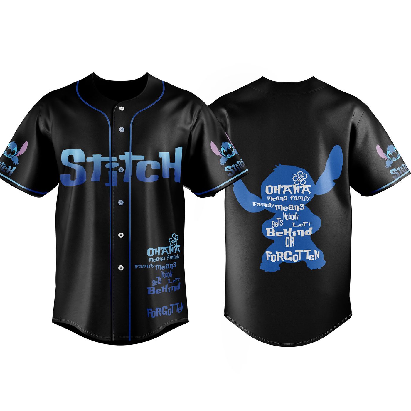 Stitch Baseball Jersey For Men Women And Kids Gift