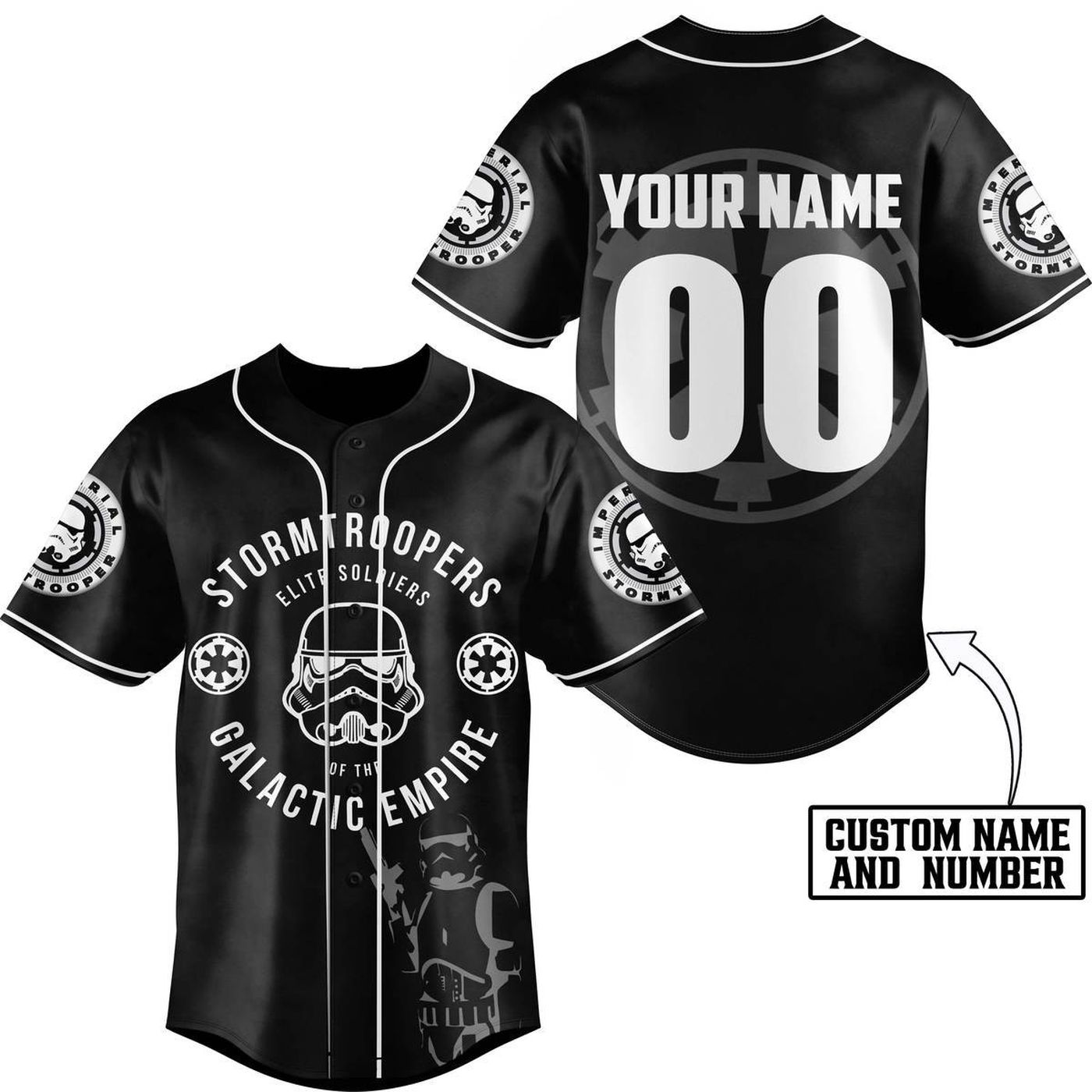 Stormtrooper Baseball Jersey For Men Women And Kids Gift