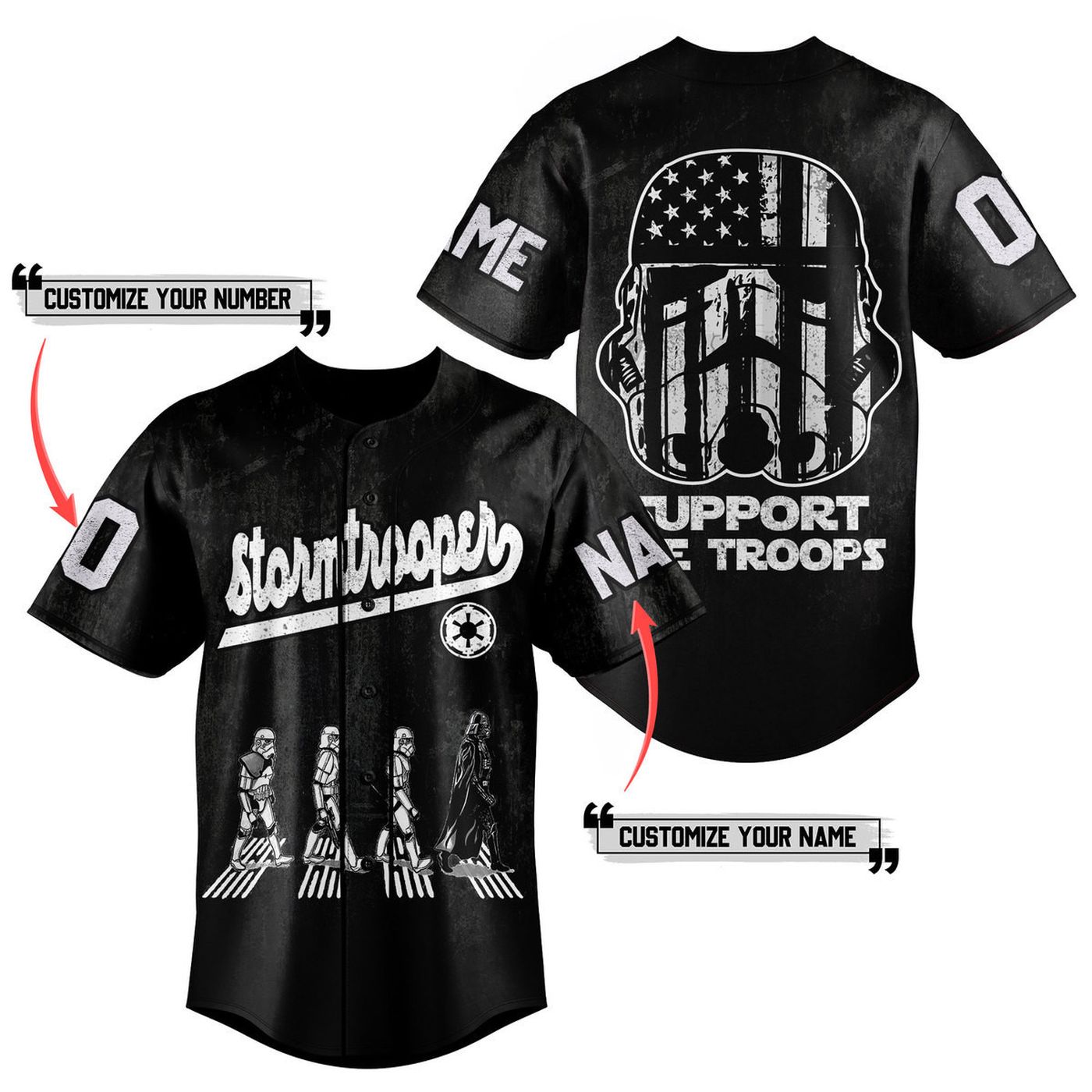Stormtrooper Baseball Jersey For Men Women And Kids Gift
