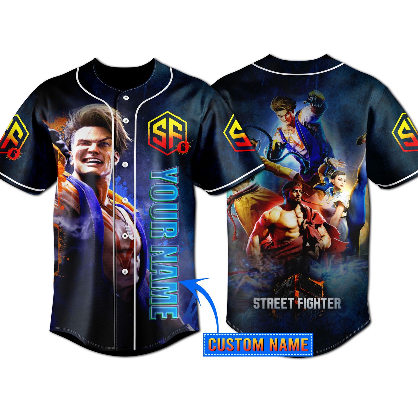 Street Fighter Baseball Jersey For Men Women And Kids Gift