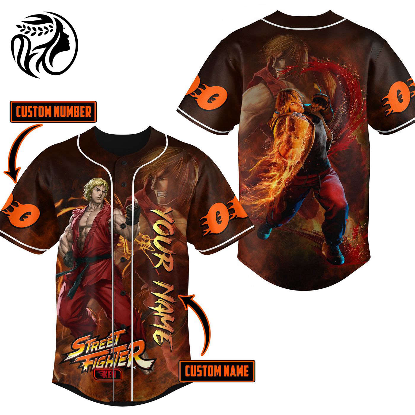 Street Fighter Baseball Jersey For Men Women And Kids Gift