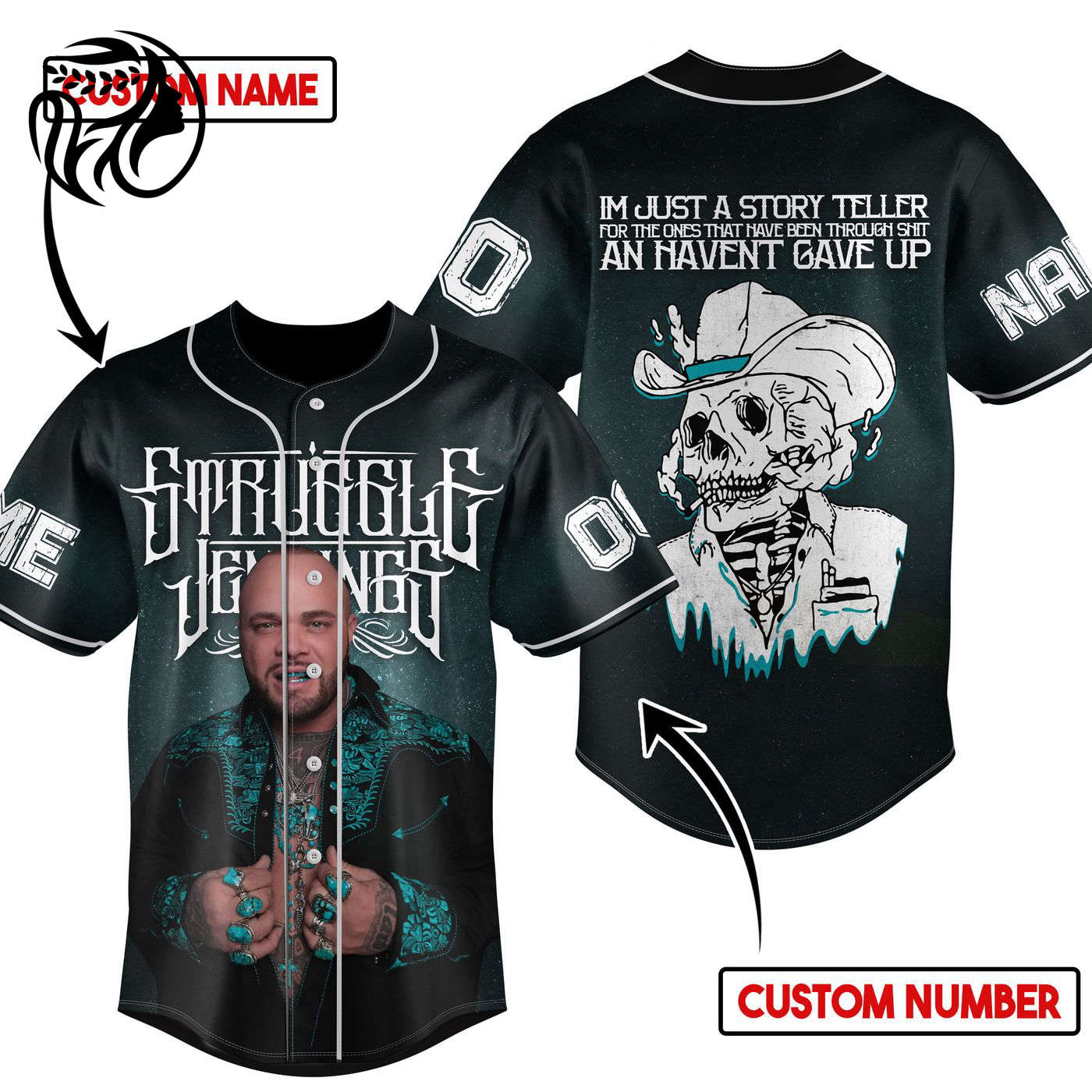 Struggle Jennings Baseball Jersey For Men Women And Kids Gift