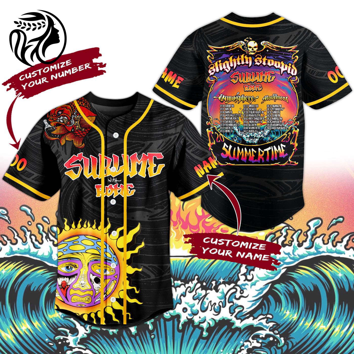 Sublime Baseball Jersey For Men Women And Kids Gift
