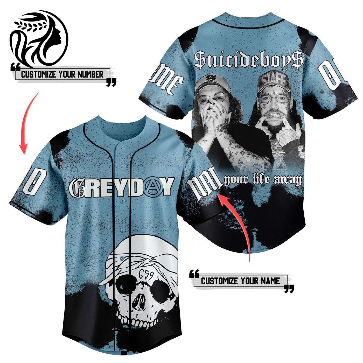 Suicideboys Baseball Jersey For Men Women And Kids Gift