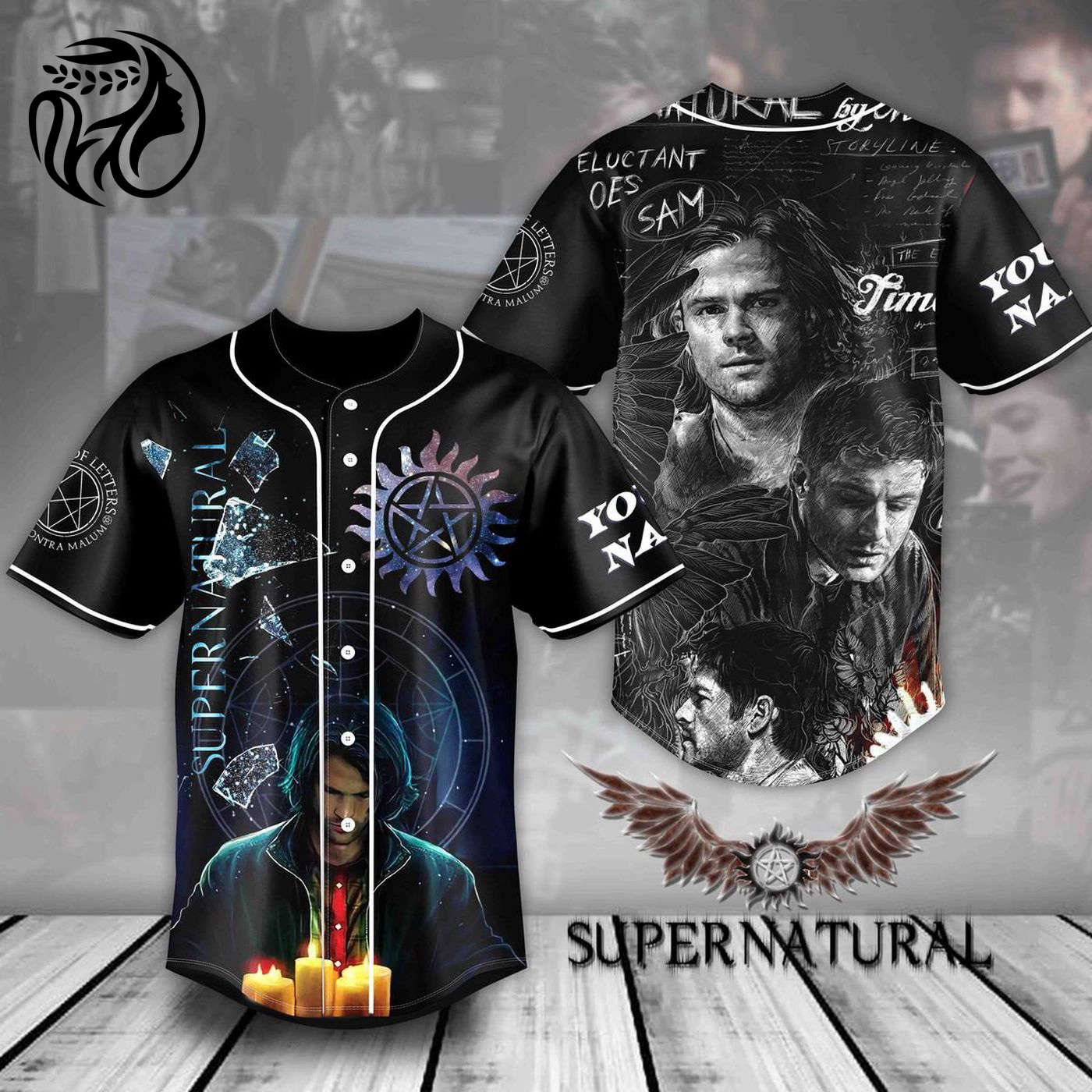 Supernatural Baseball Jersey For Men Women And Kids Gift