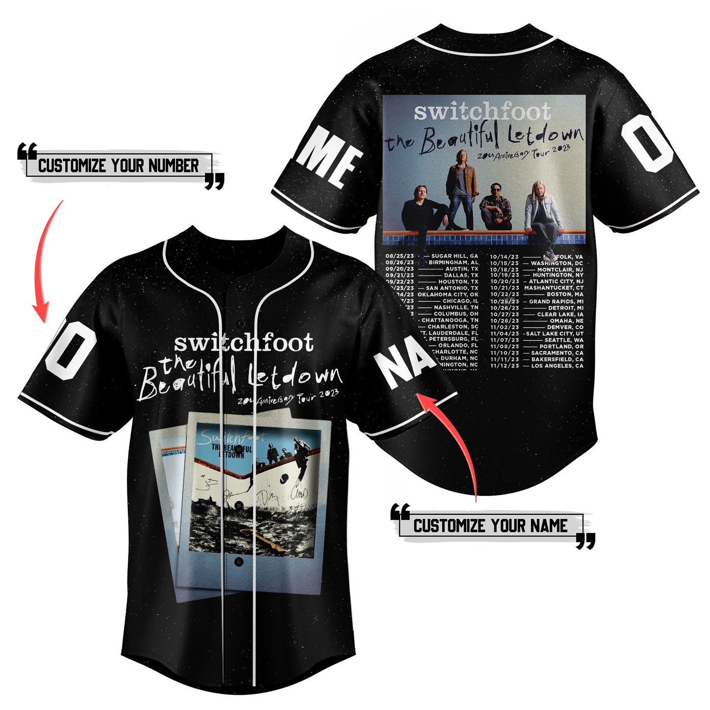 Switchfoot Baseball Jersey For Men Women And Kids Gift
