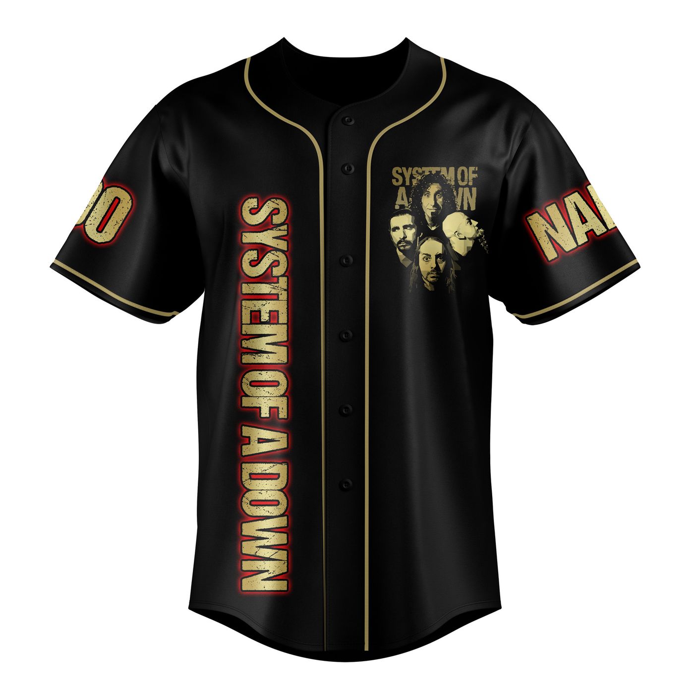 System of a Down Baseball Jersey For Men Women And Kids Gift