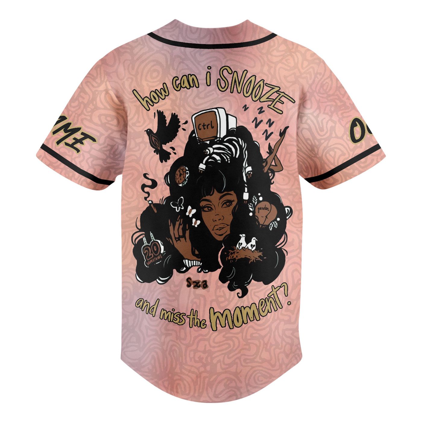 SZA Baseball Jersey For Men Women And Kids Gift