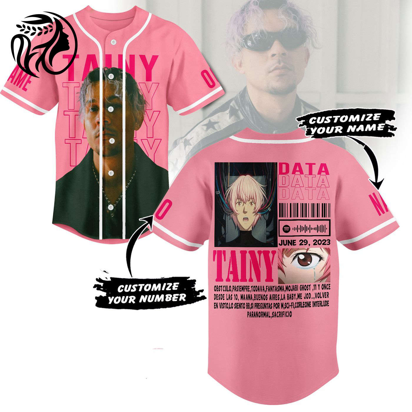 Tainy Baseball Jersey For Men Women And Kids Gift