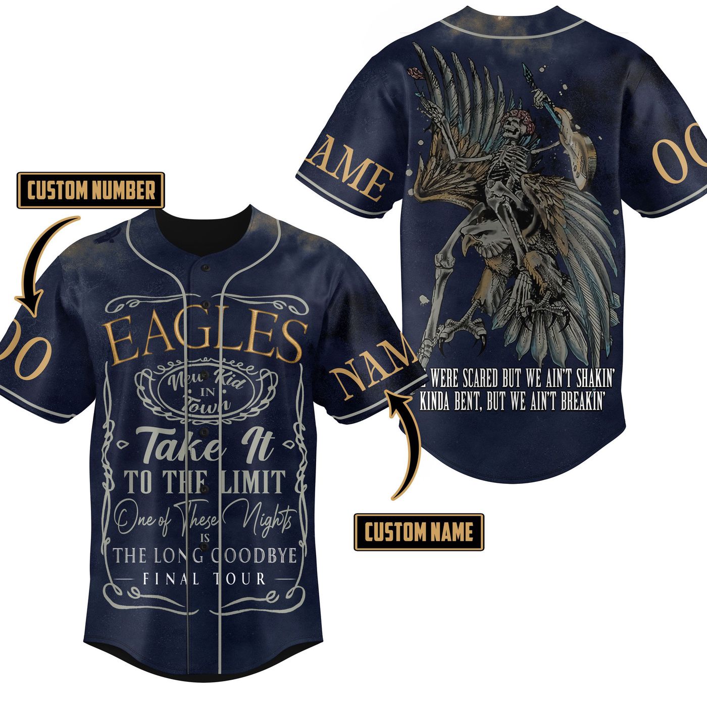 Take It To The Limit Eagles Baseball Jersey For Men Women And Kids Gift