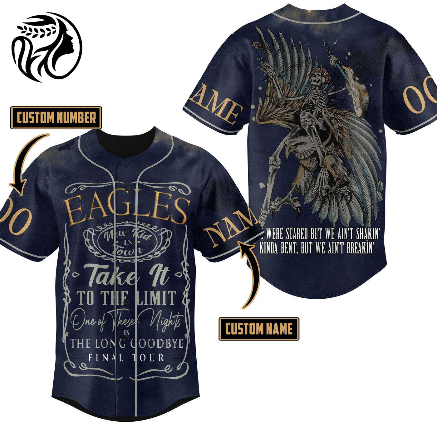 Take It To The Limit Eagles Baseball Jersey For Men Women And Kids Gift
