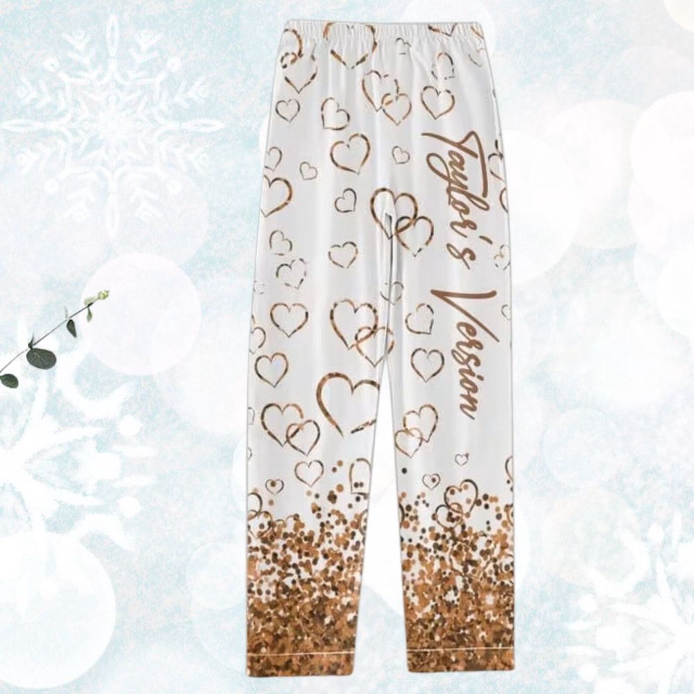 Cozy Taylor Album Thick Pajamas Set: Perfect Christmas Pajamas!