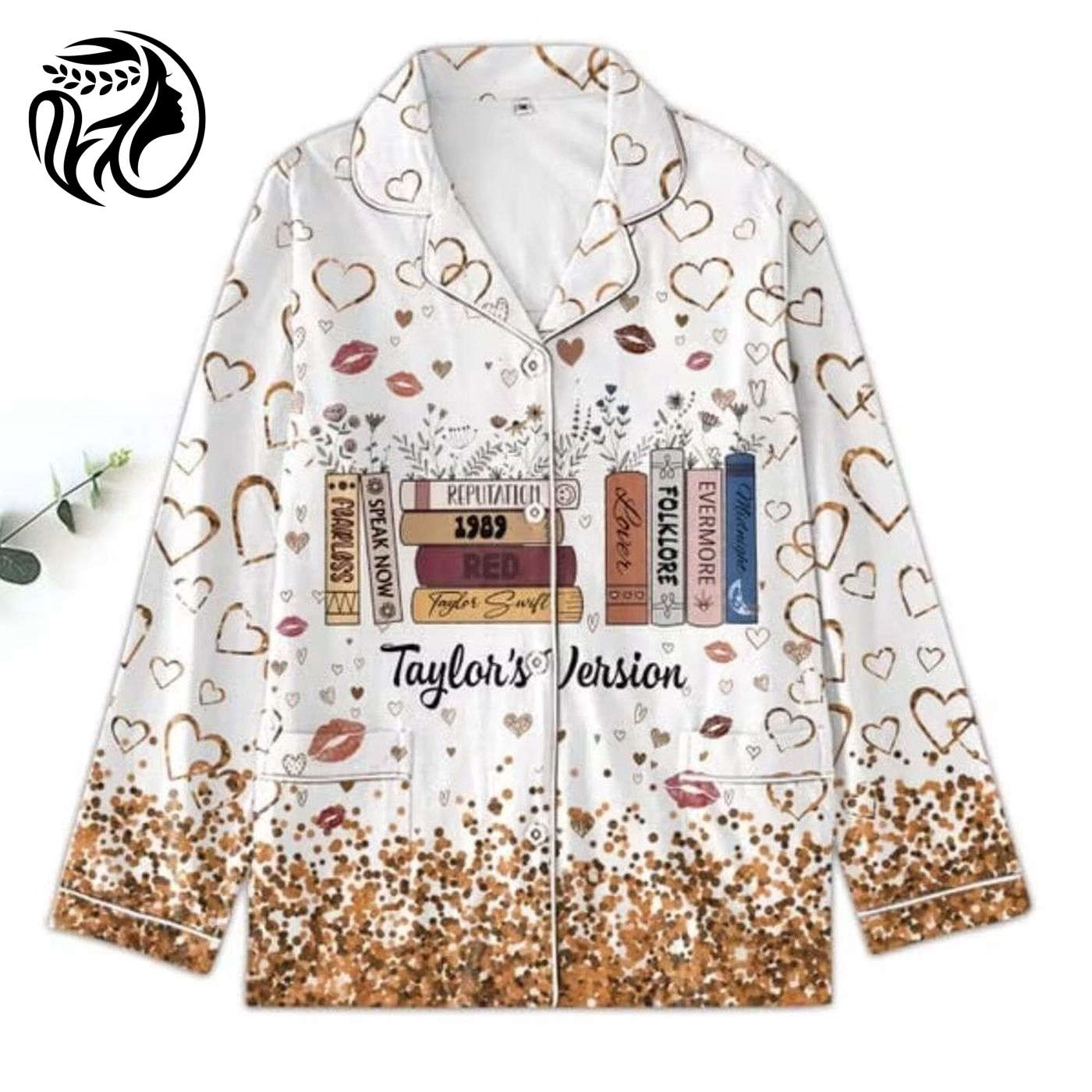 Cozy Taylor Album Thick Pajamas Set: Perfect Christmas Pajamas!