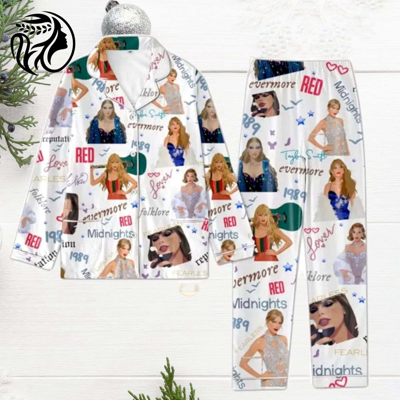 Taylor Album & Swiftje Party Pajamas: Eras Tour Set