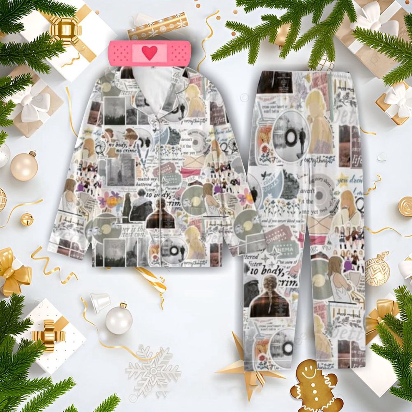 Taylor Swift All Hit Album Eras Tour Pajamas Set: Official Swift Eras Tour Merch