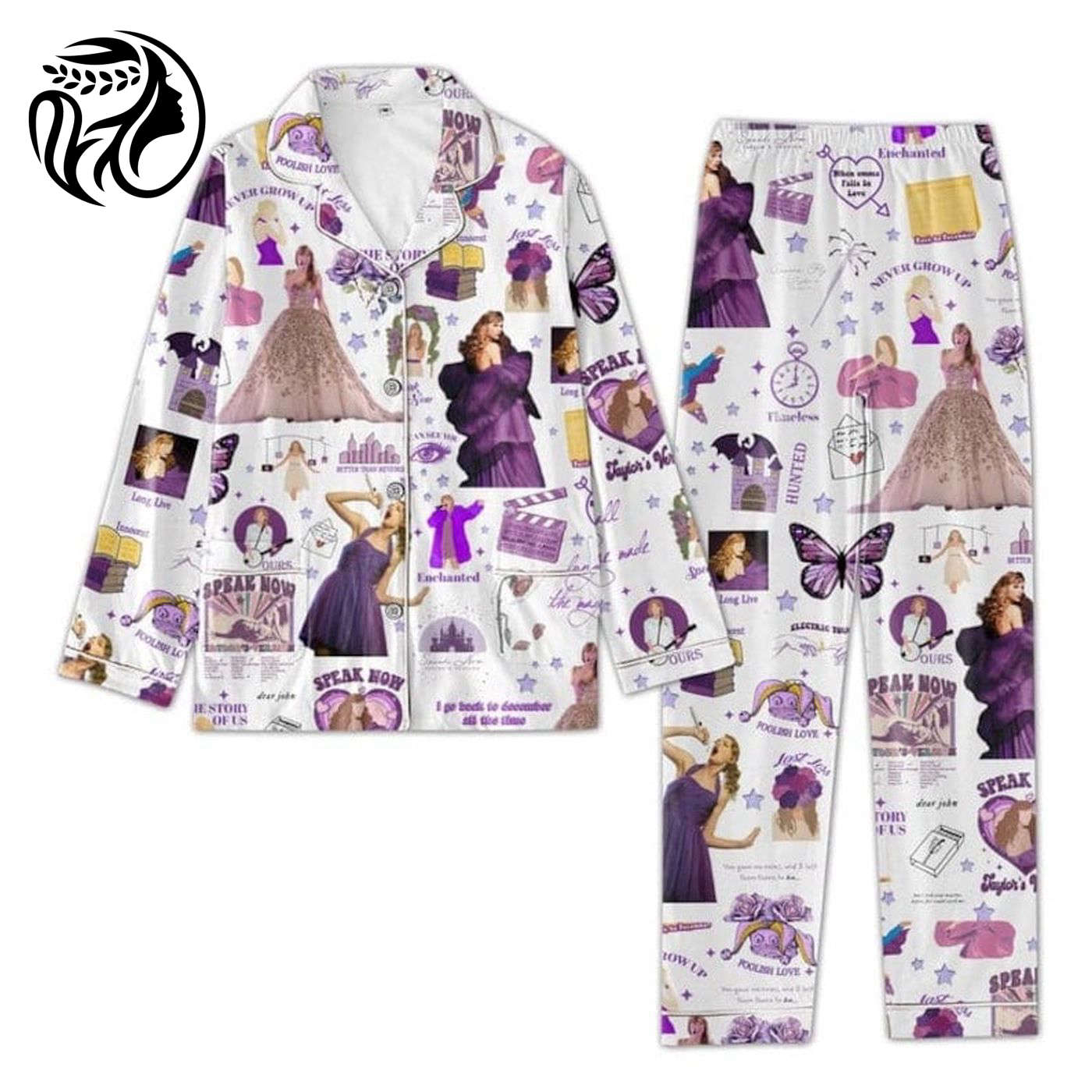 Taylor Speak Now & taylor version Kid Pajamas Set: Stylish Sleepwear with Taylor Swift s Signature Touch!