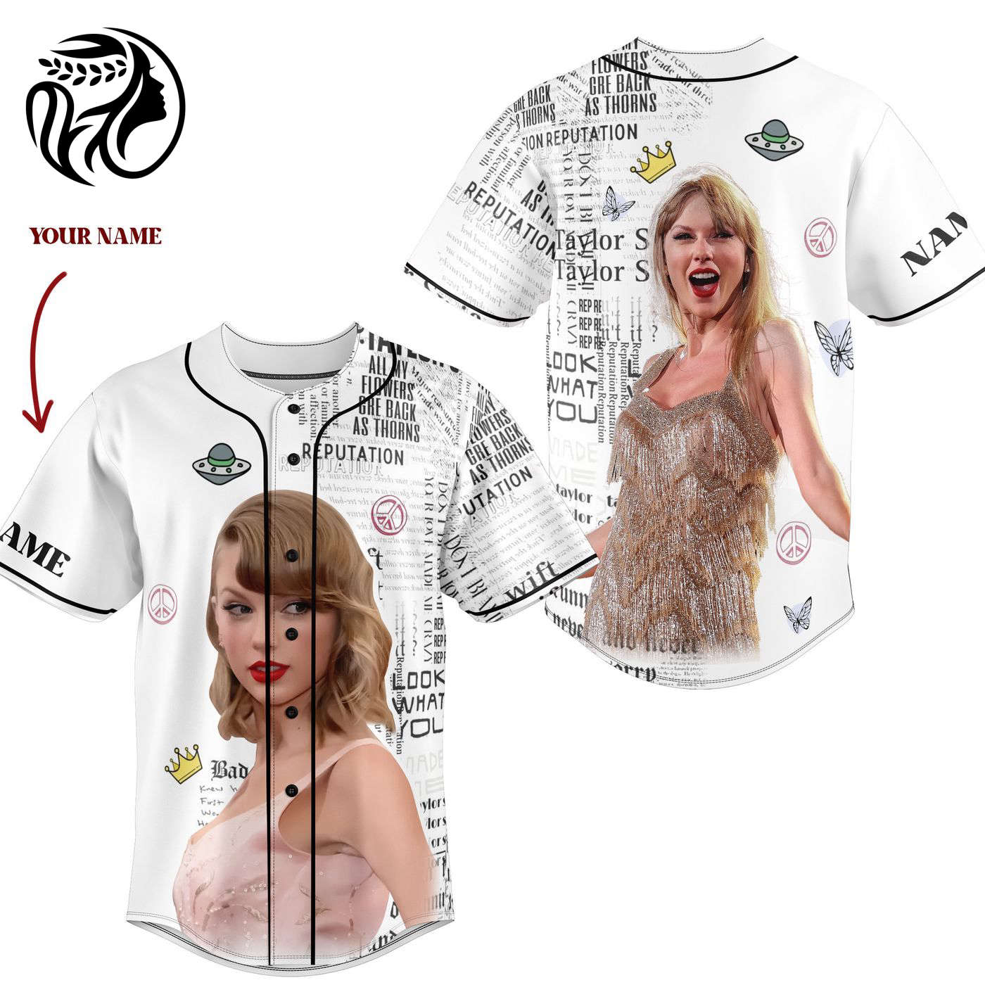 Taylor Swift Baseball Jersey For Men Women And Kids Gift