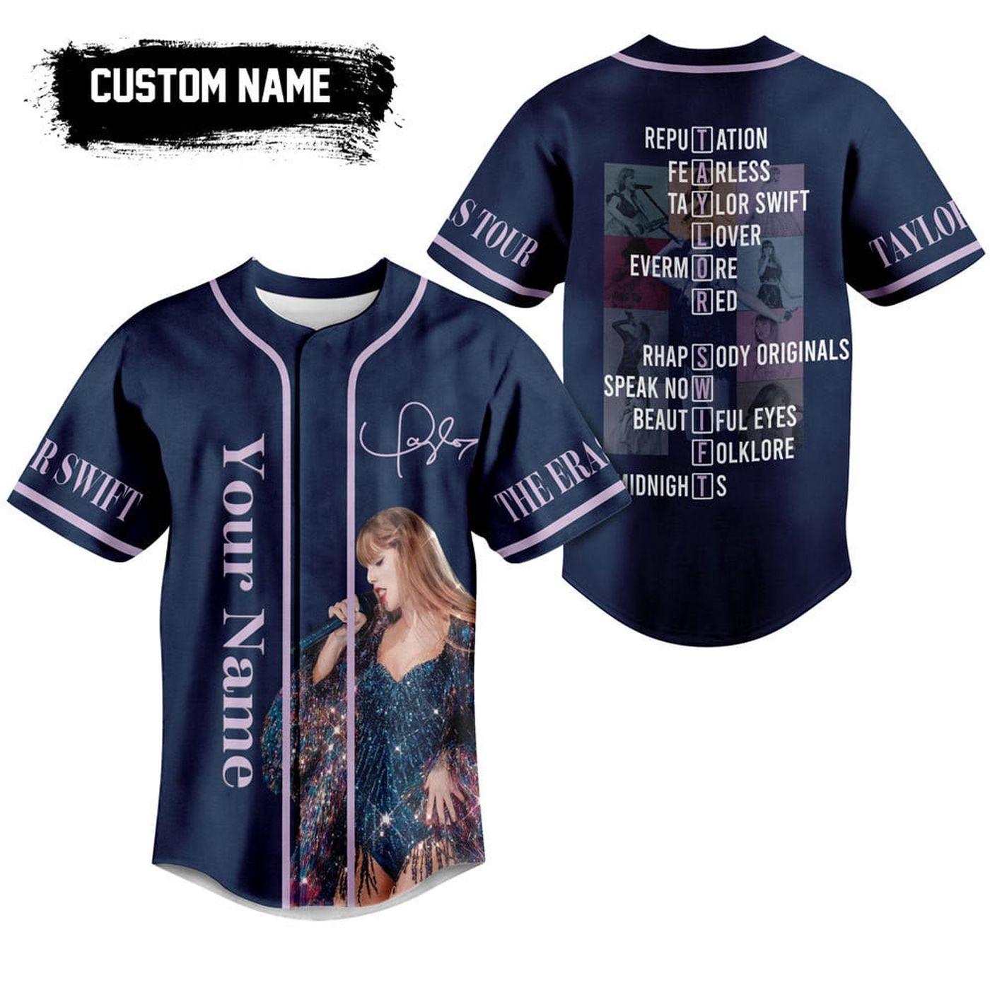 Taylor Swift Baseball Jersey For Men Women And Kids Gift