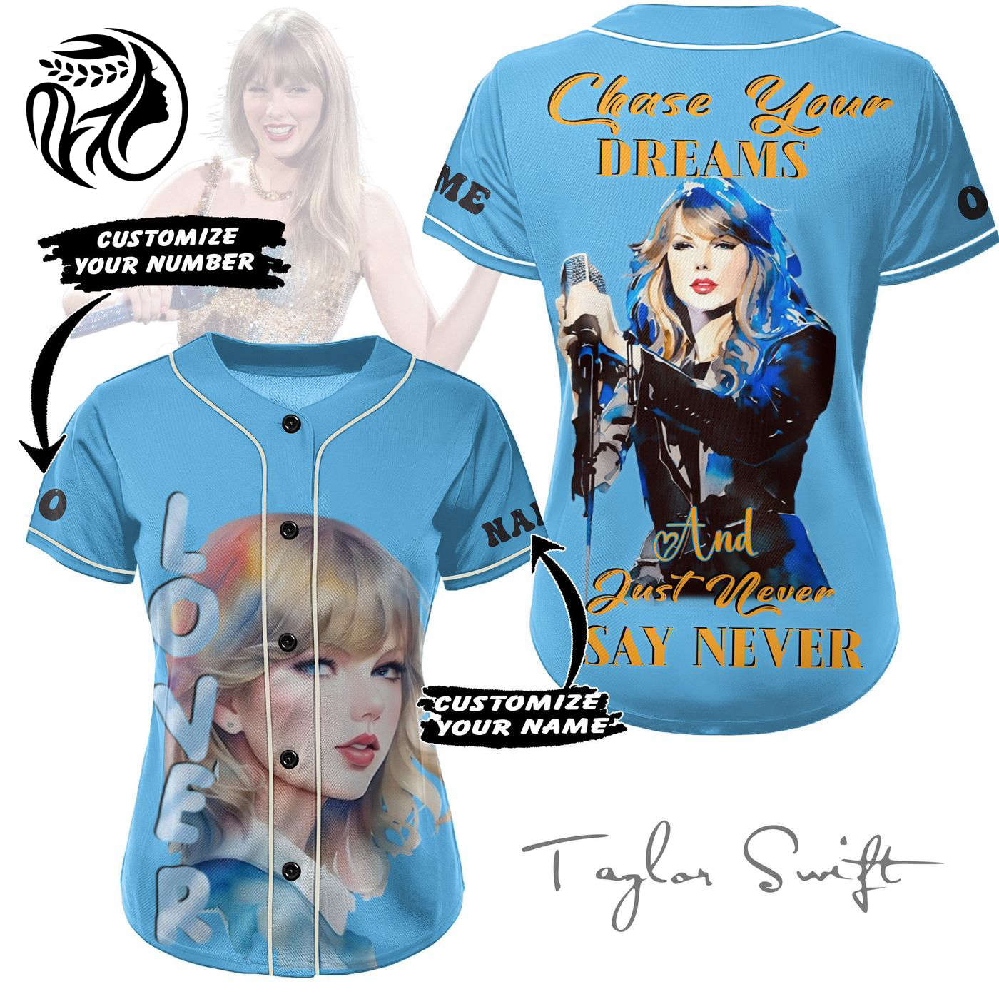 Taylor Swift Baseball Jersey For Men Women And Kids Gift