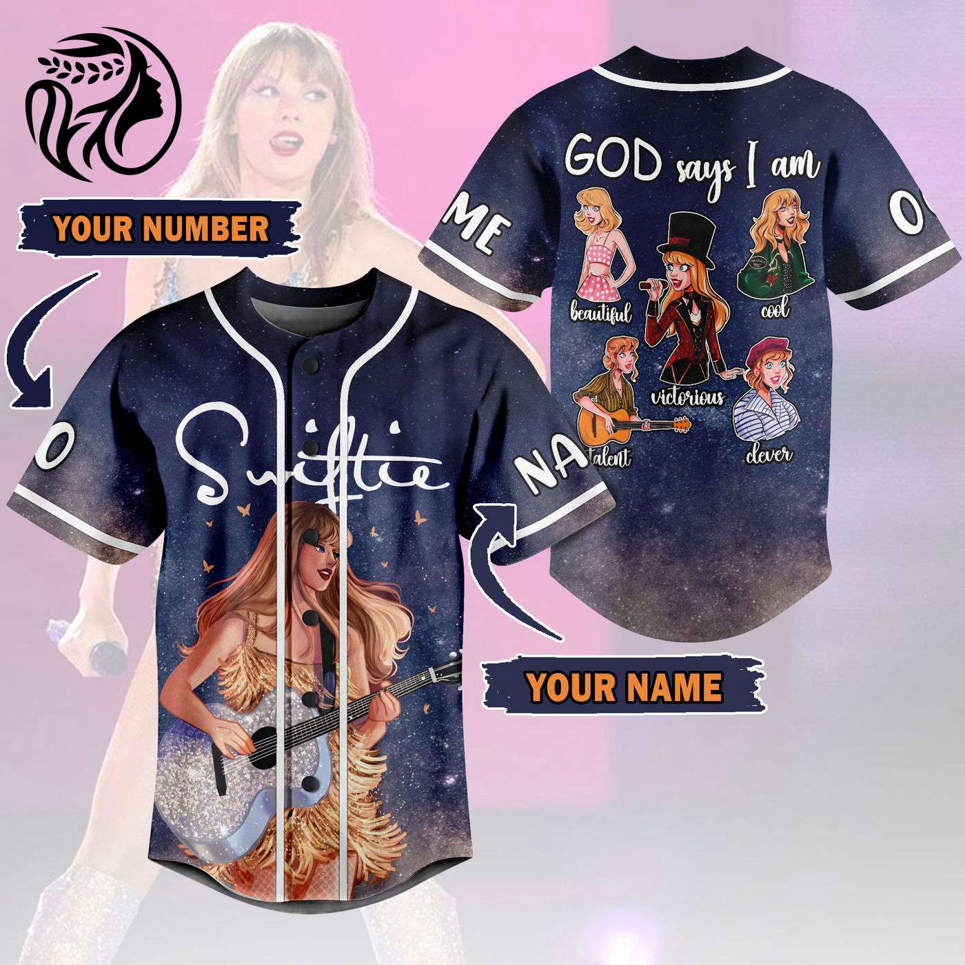 Taylor Swift Baseball Jersey For Men Women And Kids Gift