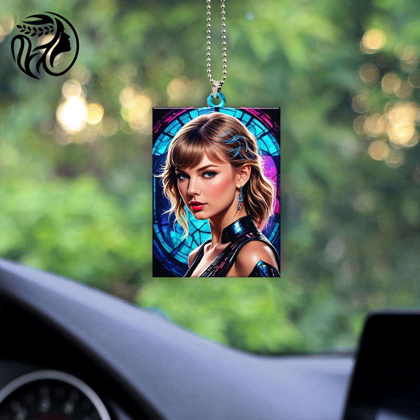 Taylor Swift Custom Shape 1-sided Acrylic Car Ornament – Gift for Christmas Day