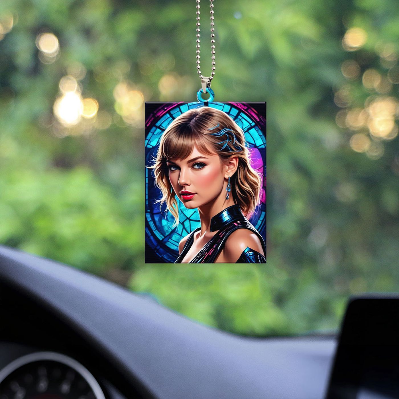 Taylor Swift Custom Shape 1-sided Acrylic Car Ornament – Gift for Christmas Day