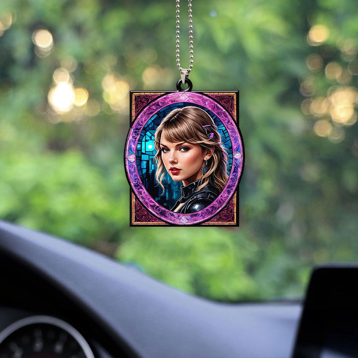Taylor Swift Custom Shape 1-sided Acrylic Car Ornament – Gift for Christmas Day