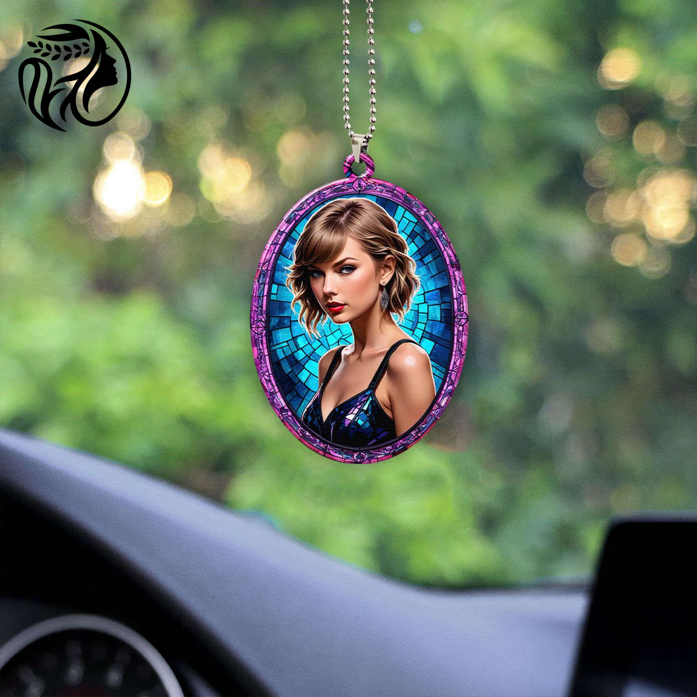 Taylor Swift Custom Shape 1-sided Acrylic Car Ornament – Gift for Christmas Day