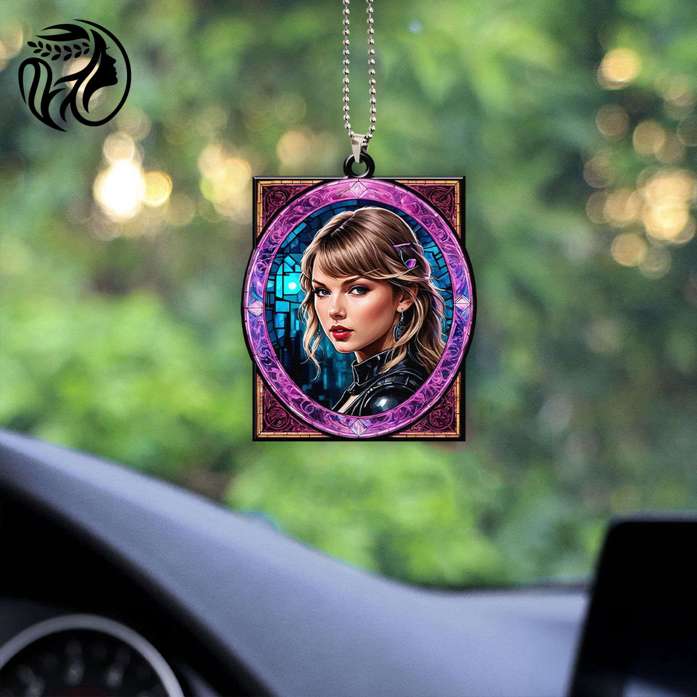 Taylor Swift Custom Shape 1-sided Acrylic Car Ornament – Gift for Christmas Day