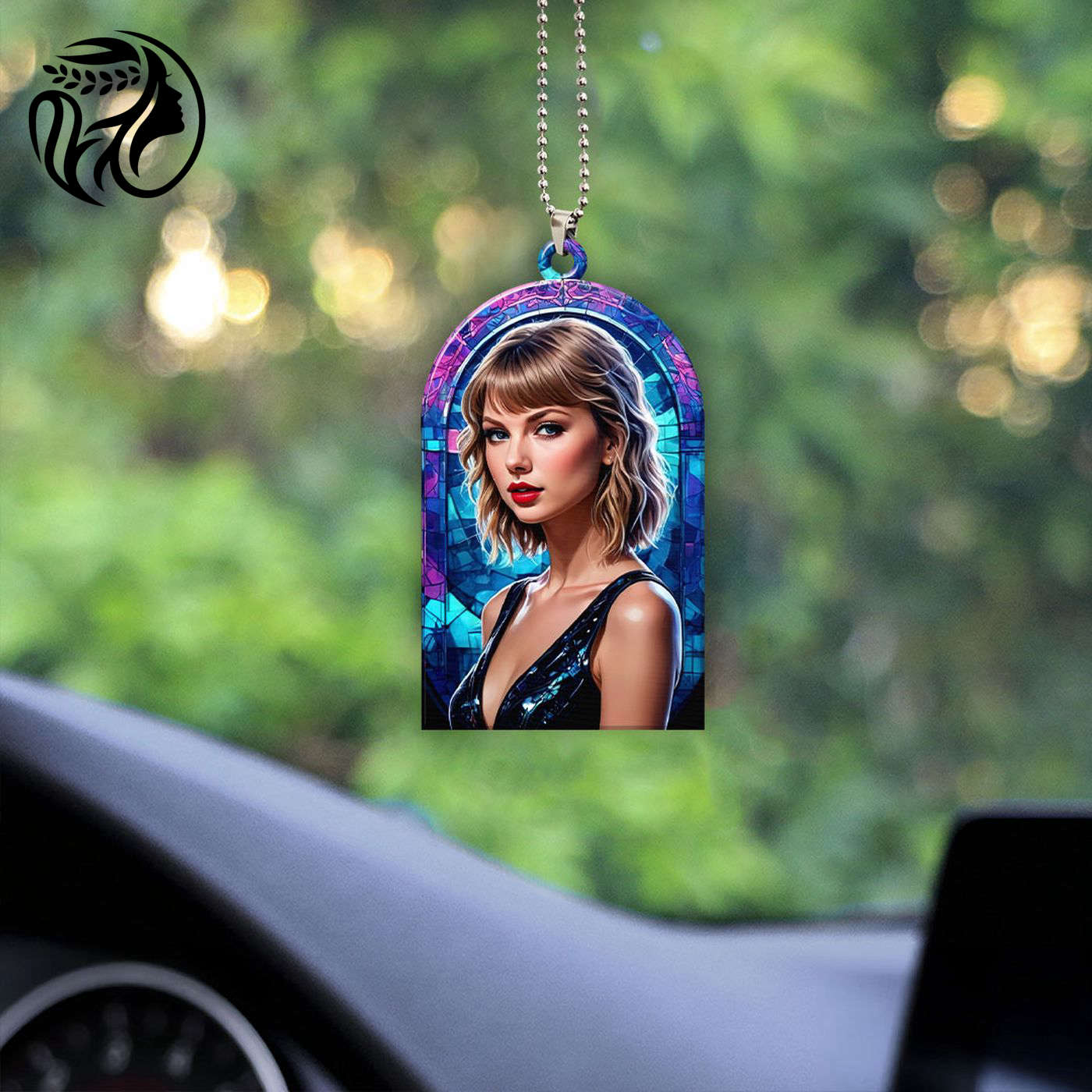 Taylor Swift Custom Shape 1-sided Acrylic Car Ornament – Gift for Christmas Day