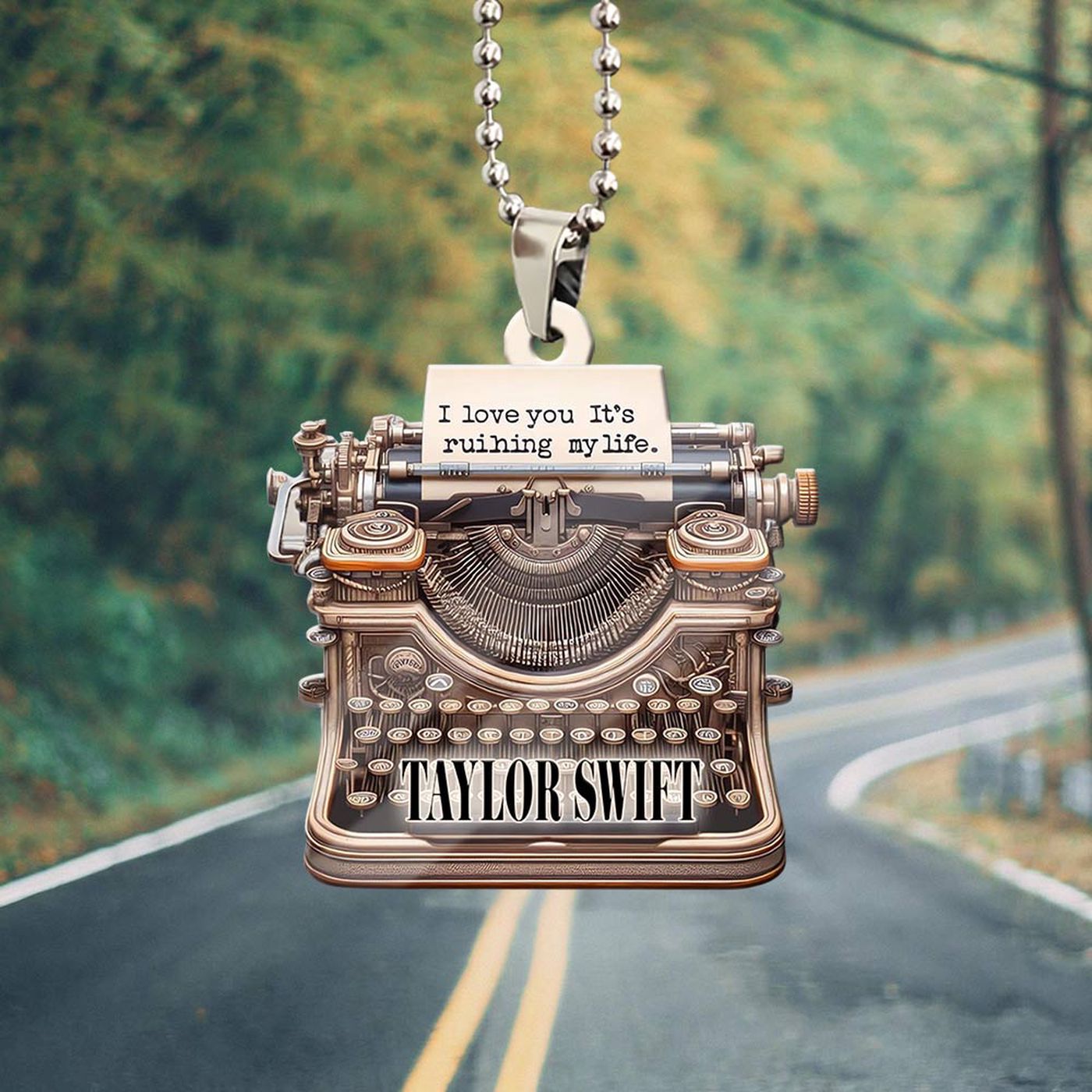 Taylor Swift Custom Shape 1-sided Acrylic Car OrnamentGift
