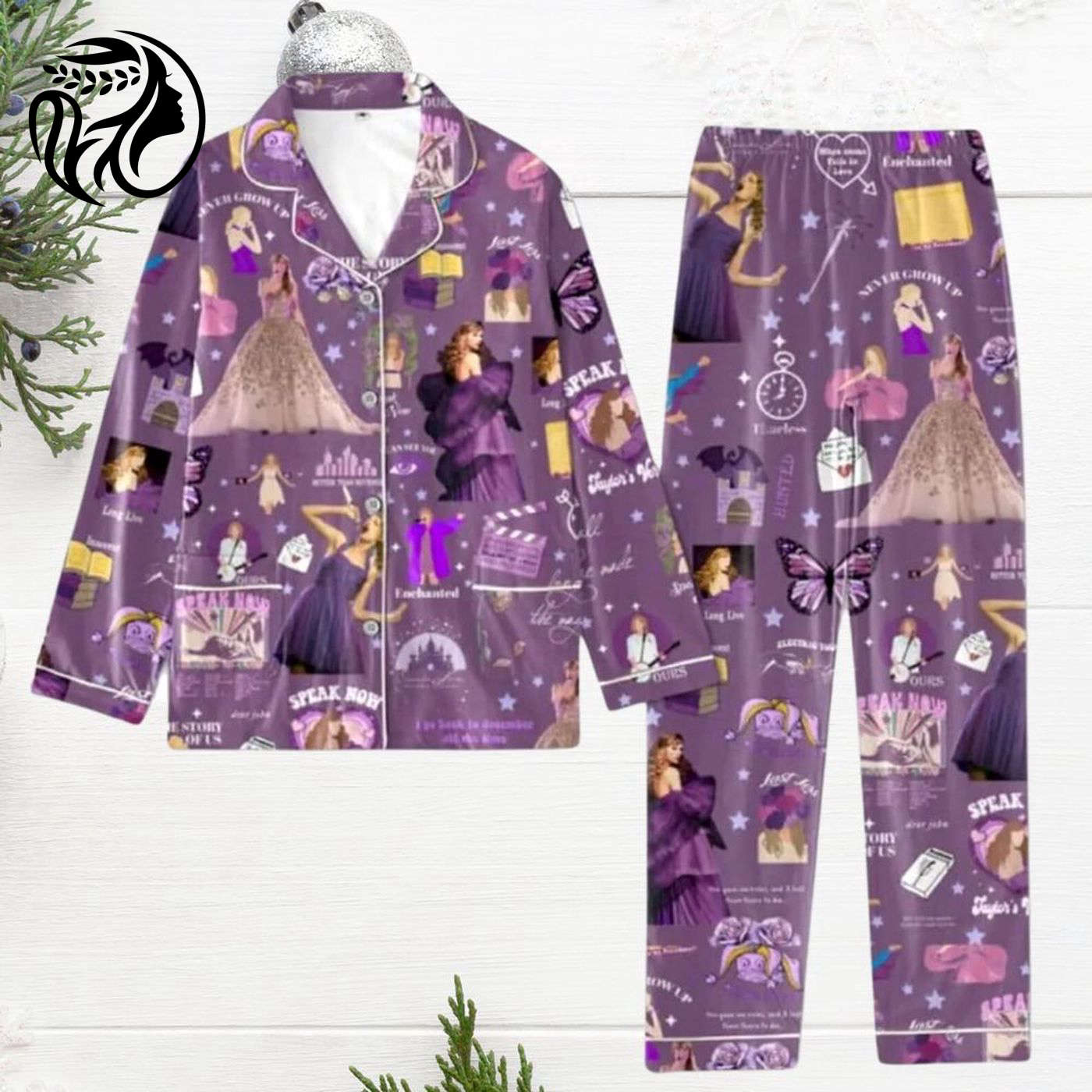 Taylor Swift Tour Pajamas Set: Taylor Version Women s PJs – Comfy & Stylish!