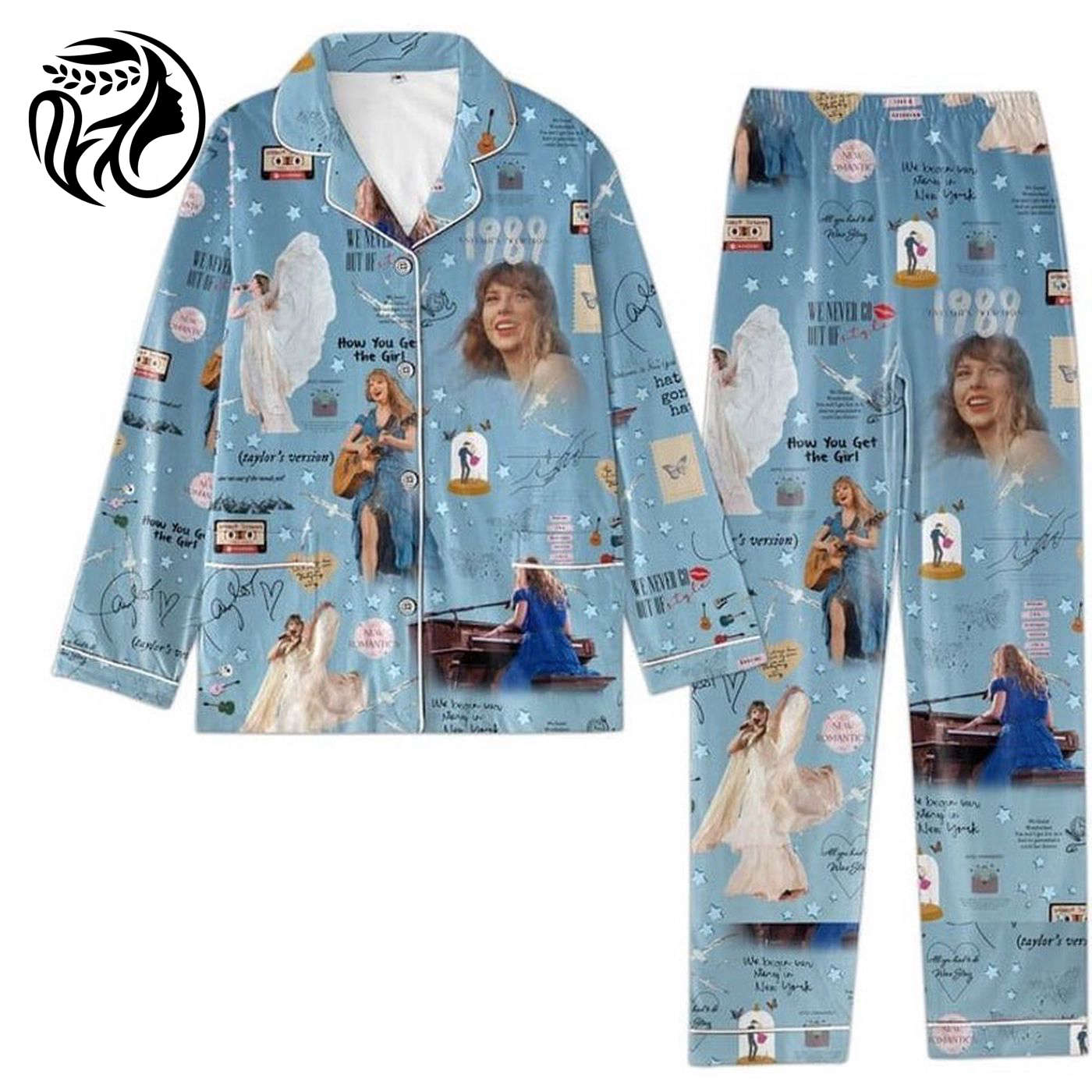 Taylorr 1989 Pajamas Set: TS Pjs Eras Tour Collection – Taylor Version Sleep in Style!