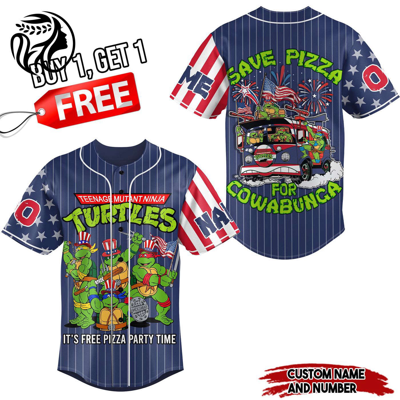 Teenage Mutan Ninja Turtles Baseball Jersey For Men Women And Kids Gift