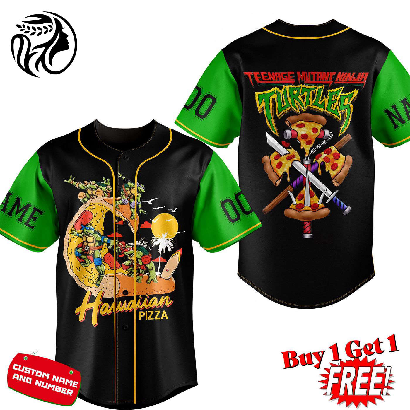 Teenage Mutan Ninja Turtles Baseball Jersey For Men Women And Kids Gift