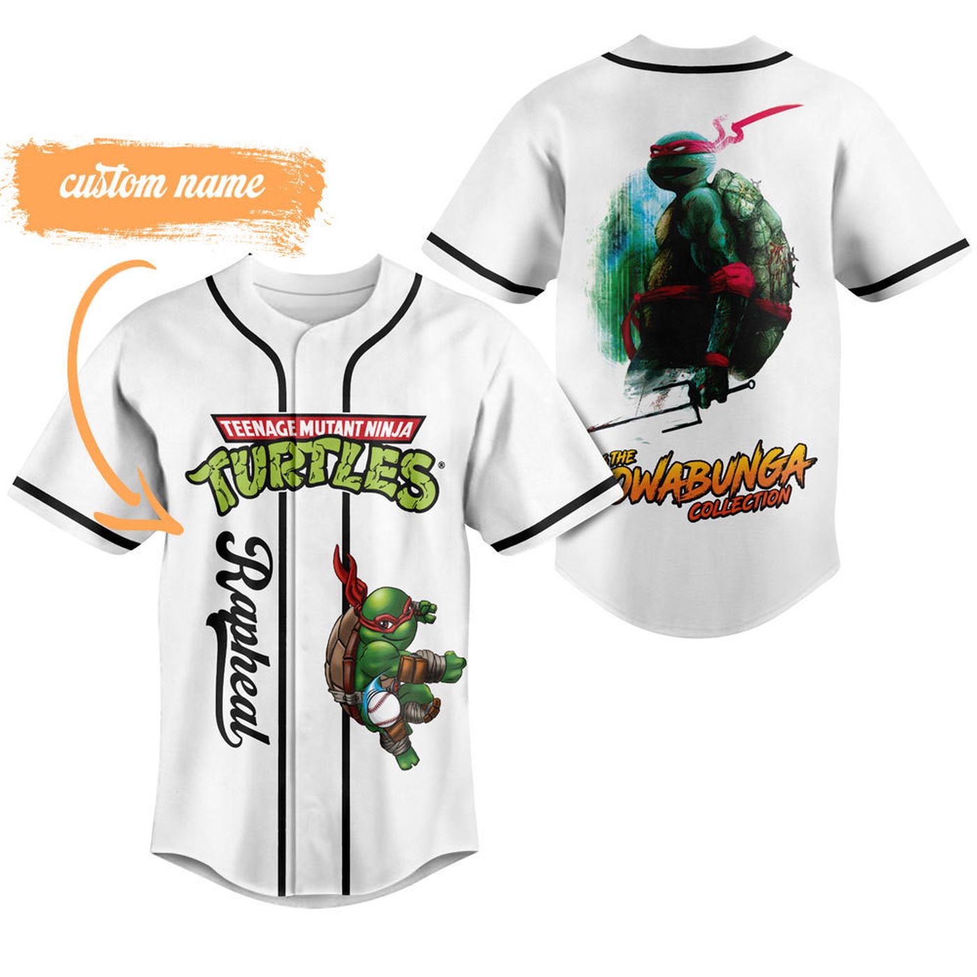 Teenage Mutan Ninja Turtles Baseball Jersey For Men Women And Kids Gift