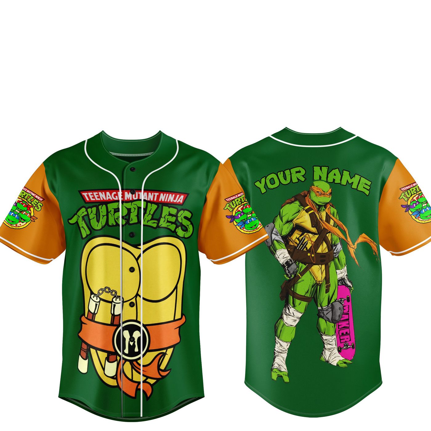 Teenage Mutant Ninja Turtles Baseball Jersey For Men Women And Kids Gift
