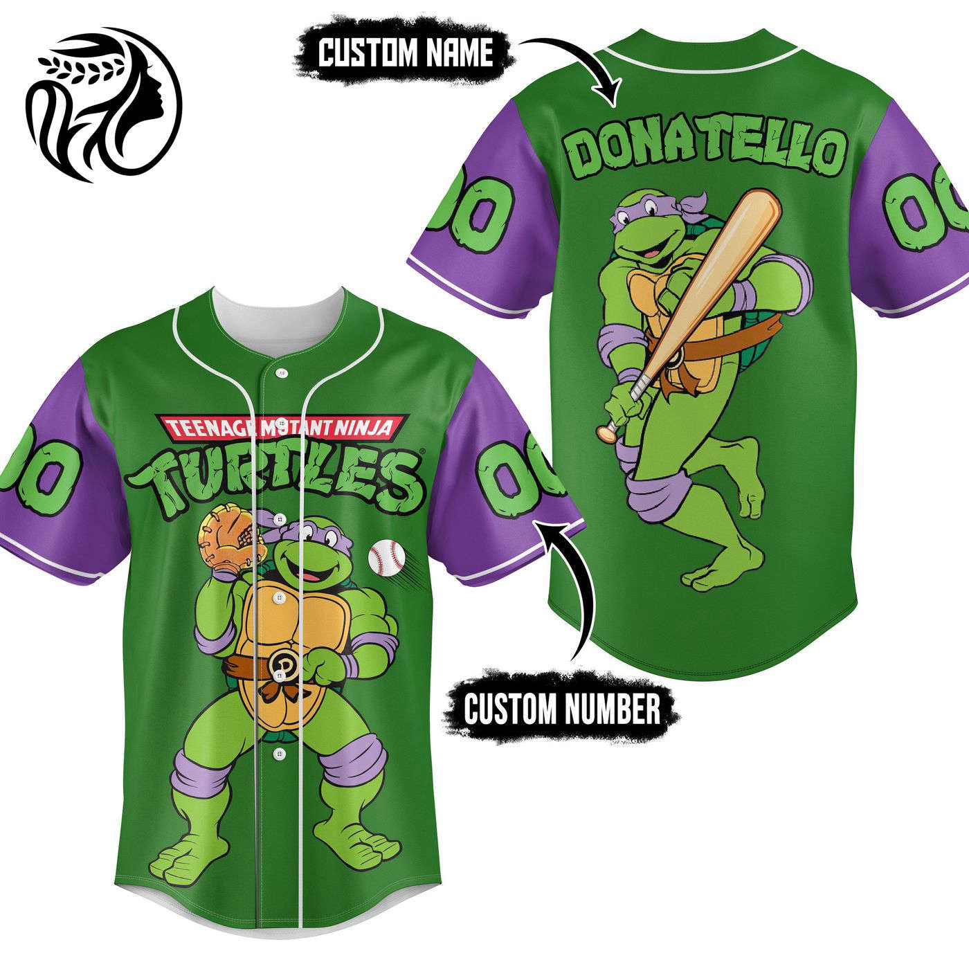 Teenage Mutant Ninja Turtles Baseball Jersey For Men Women And Kids Gift