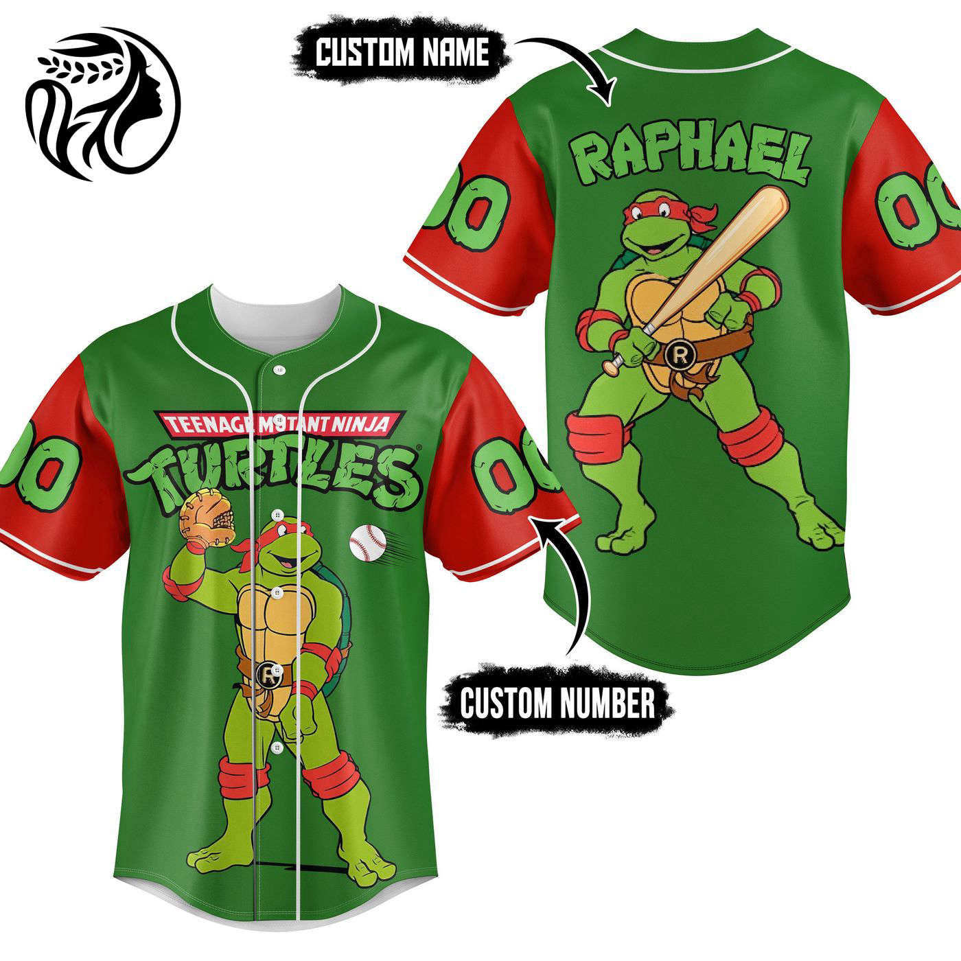 Teenage Mutant Ninja Turtles Baseball Jersey For Men Women And Kids Gift